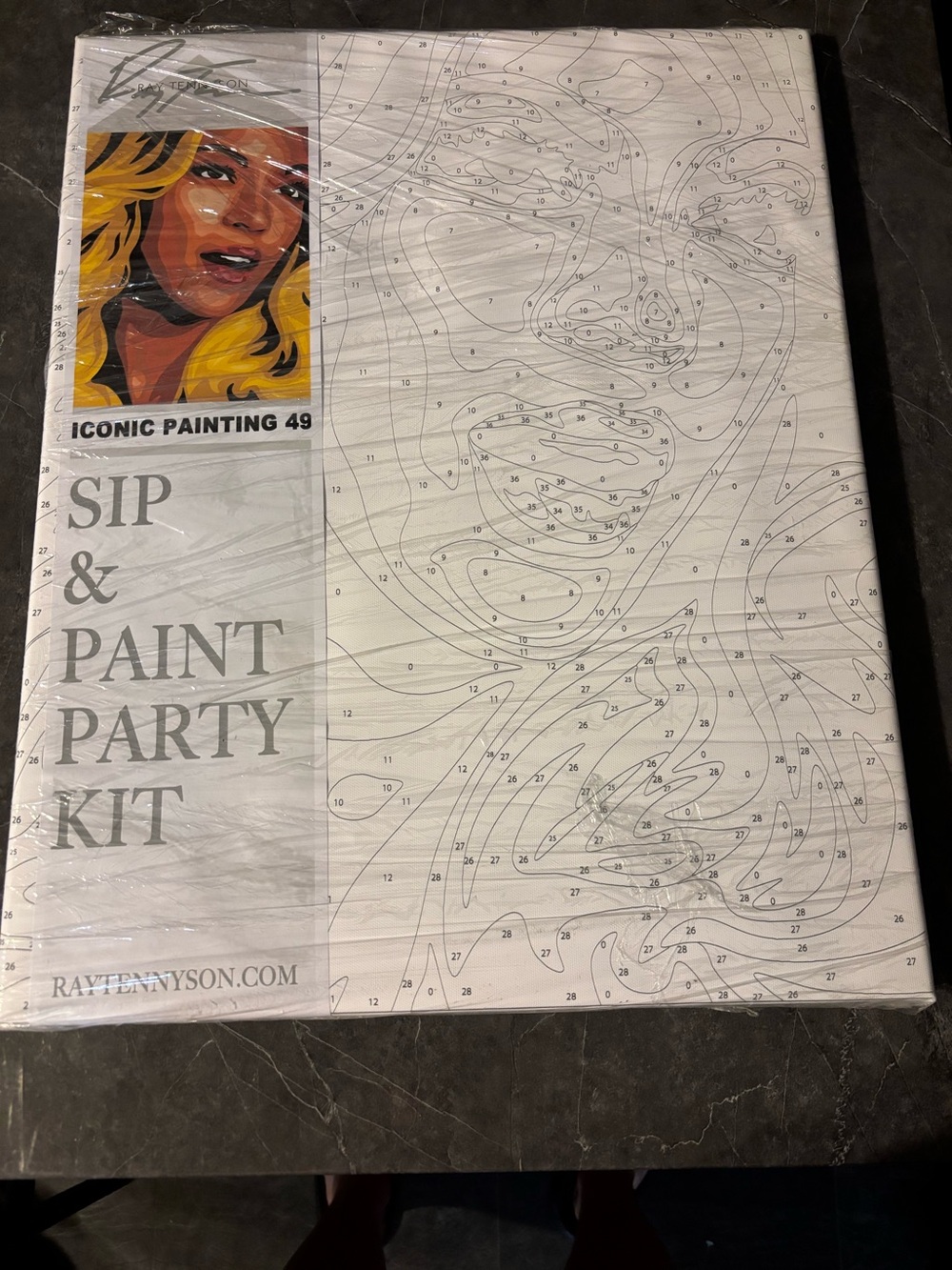 Ray Sip & Paint Party Kit - Yellow Accent - BEYONCÉ